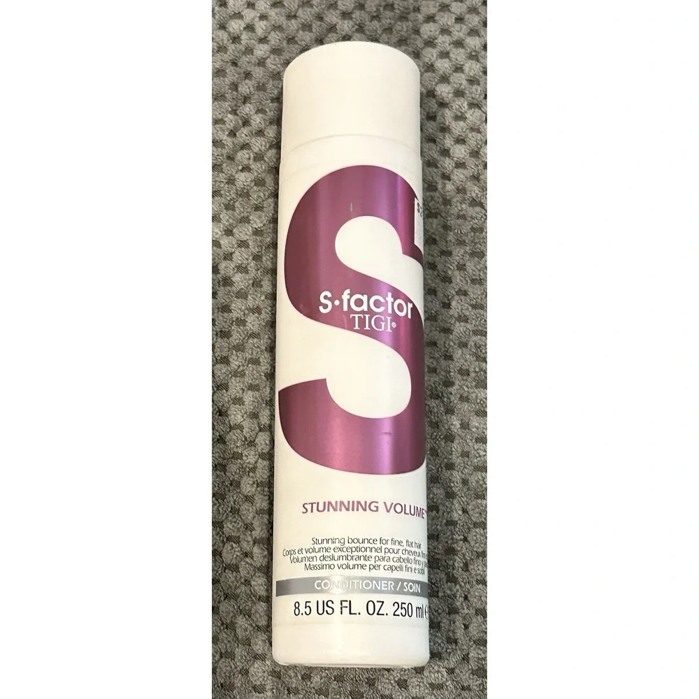 S-FACTOR TIGI STUNNING VOLUME  STUNNING BOUNCE FOR FINE HAIR 8.5 OZ Conditioner